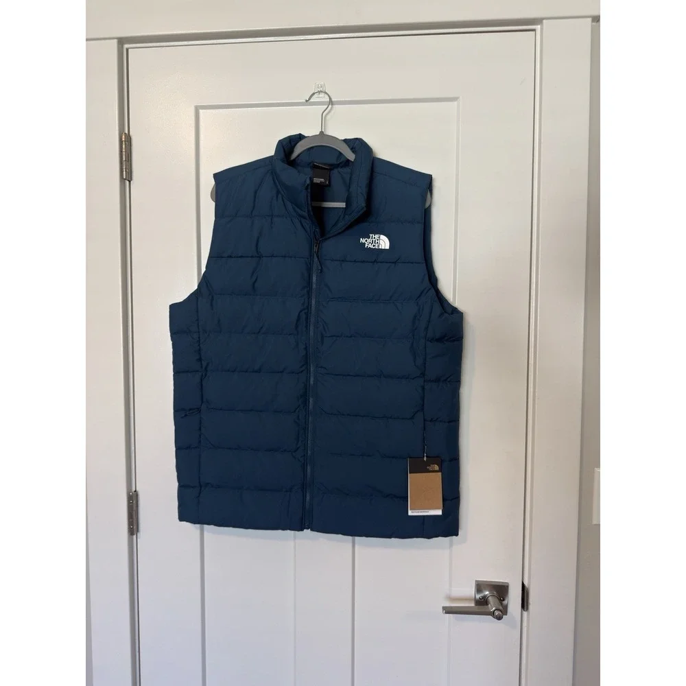 $160 The North Face Aconcagua 3 Vest Mens Large Midnight Petrol insulated NWT